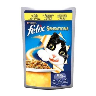 Felix Sensations Tavuklu ve Havuçlu 100 gr Kedi Maması kullananlar yorumlar